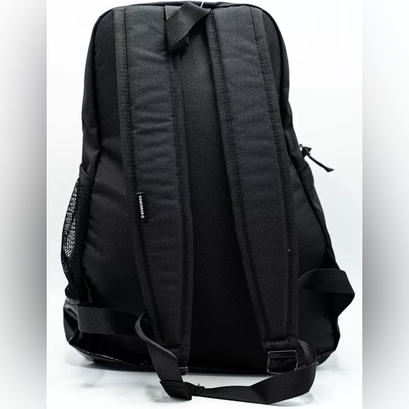 Converse Black Speed 2 Unisex Black Polyester Backpack One Size | NEW/NWT!!🖤✔️ - Picture 8 of 16